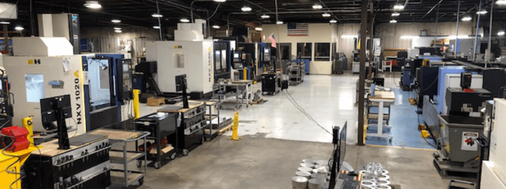 CNC Machines performing various metal cutting